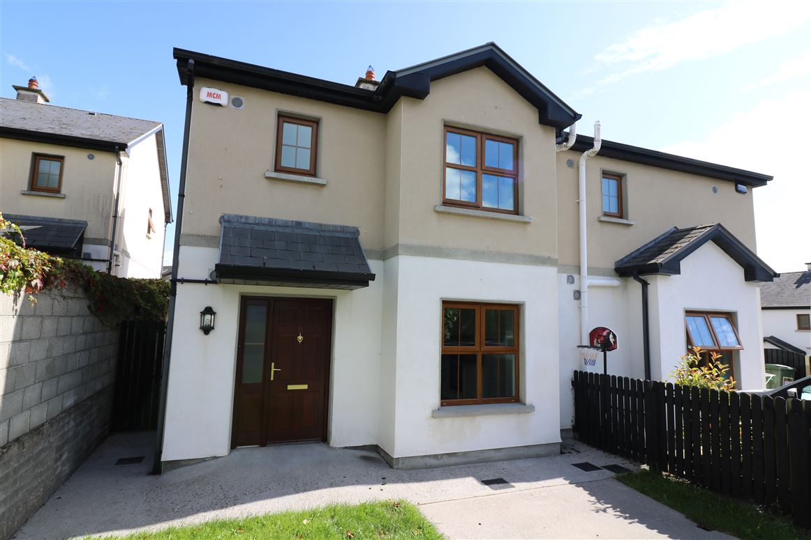 front view of a new build house