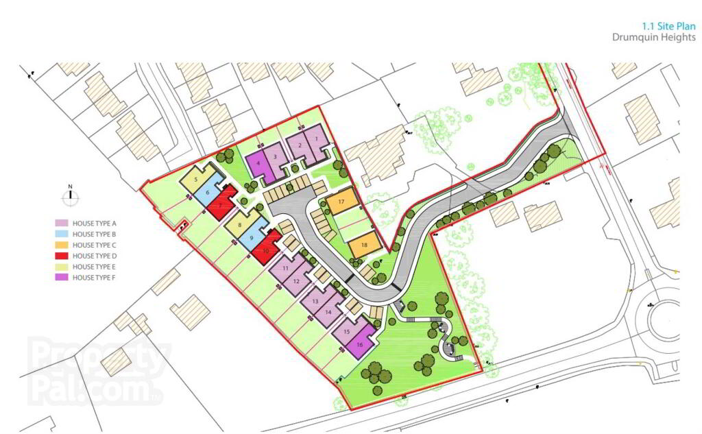 Site plans for Drumquin housing development